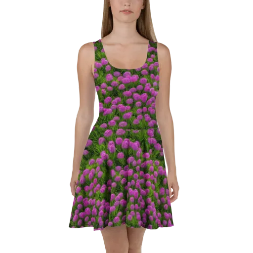 Magenta Meadow on a Skater Dress