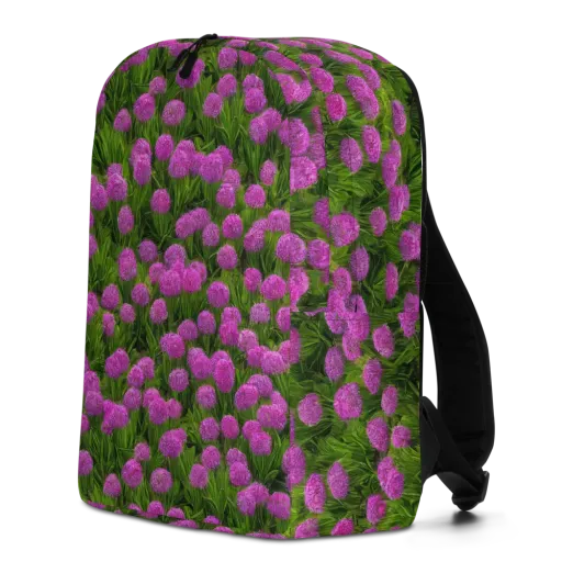Magenta Meadow on a Minimalist Backpack