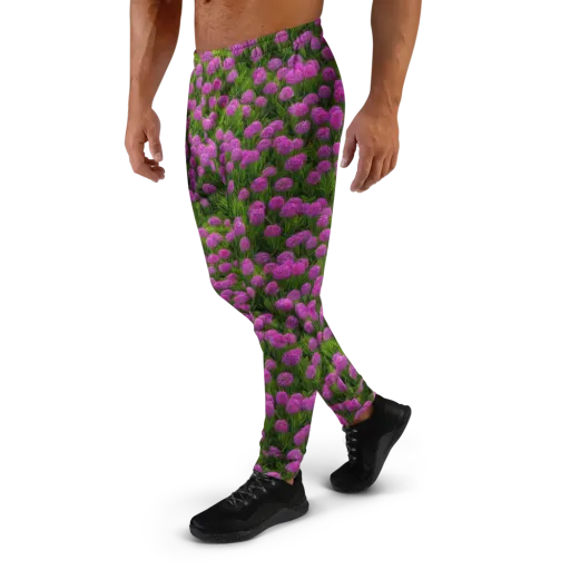 Magenta Meadow on a Men's Joggers