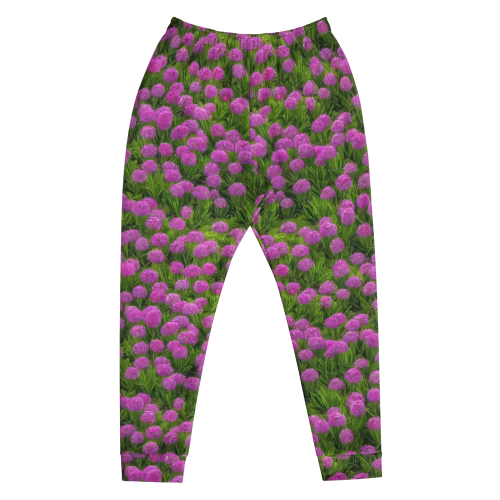 Magenta Meadow on Men's Joggers — Front