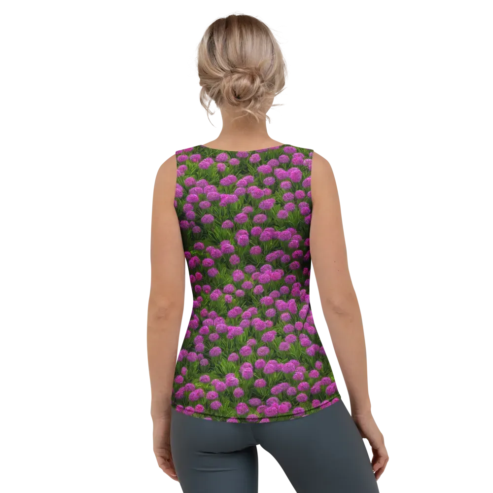 Magenta Meadow on Women's Tank Top — Back