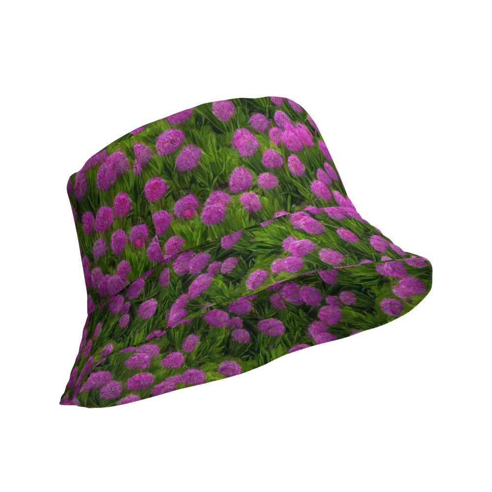 Magenta Meadow on Reversible Bucket Hat — Product details Outside