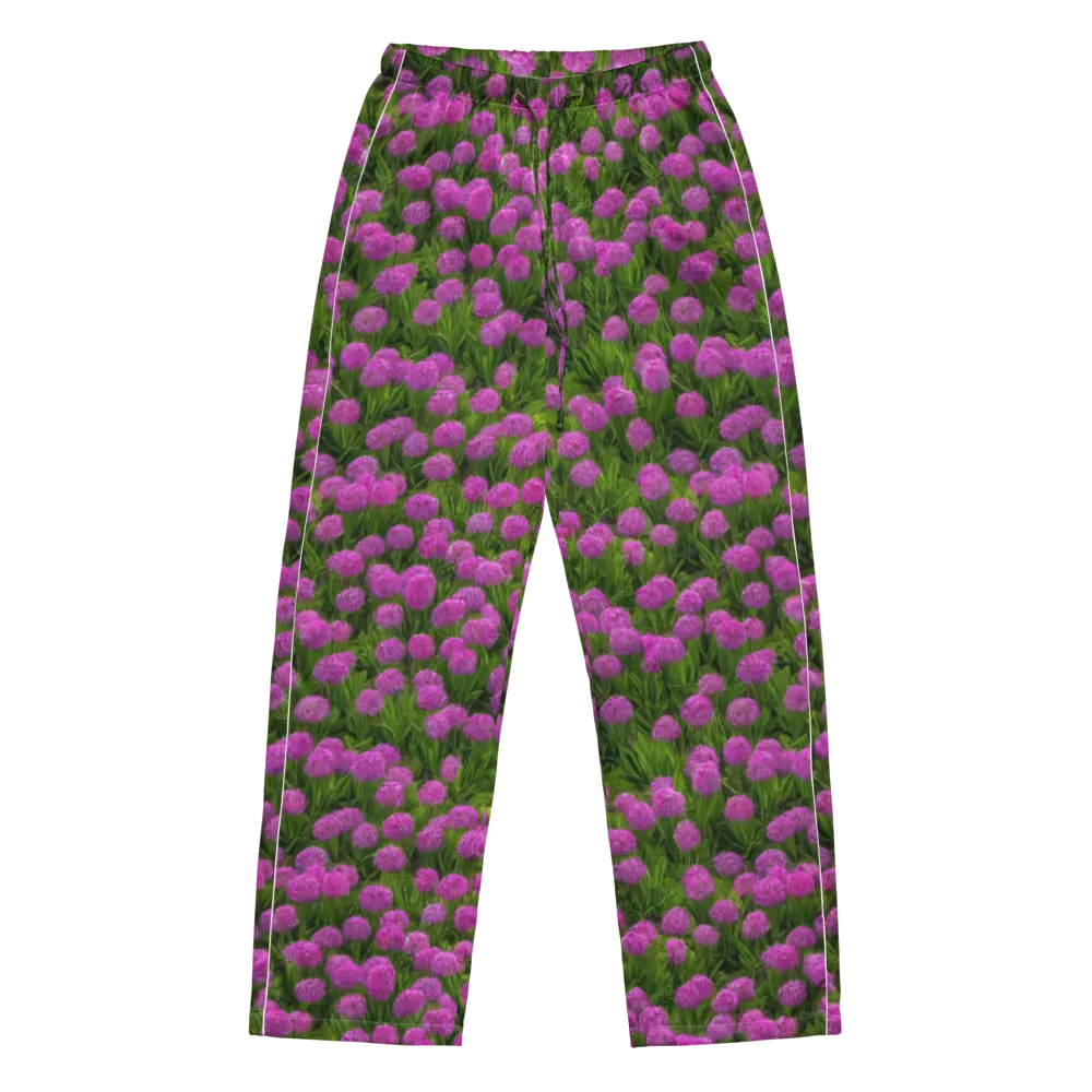 Magenta Meadow on Women's Pajama Pants — Front