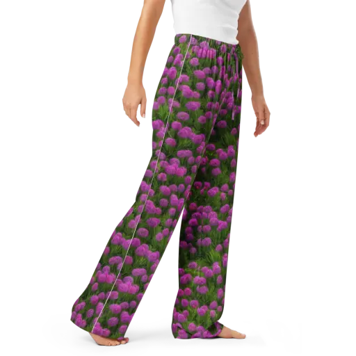 Magenta Meadow on a Women's Pajama Pants