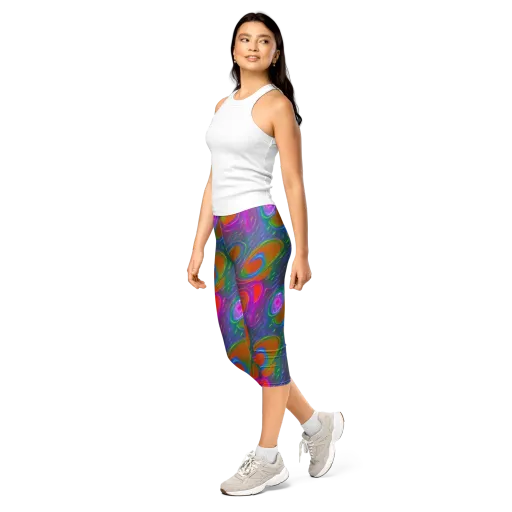 Prism Tide on a Capri Leggings