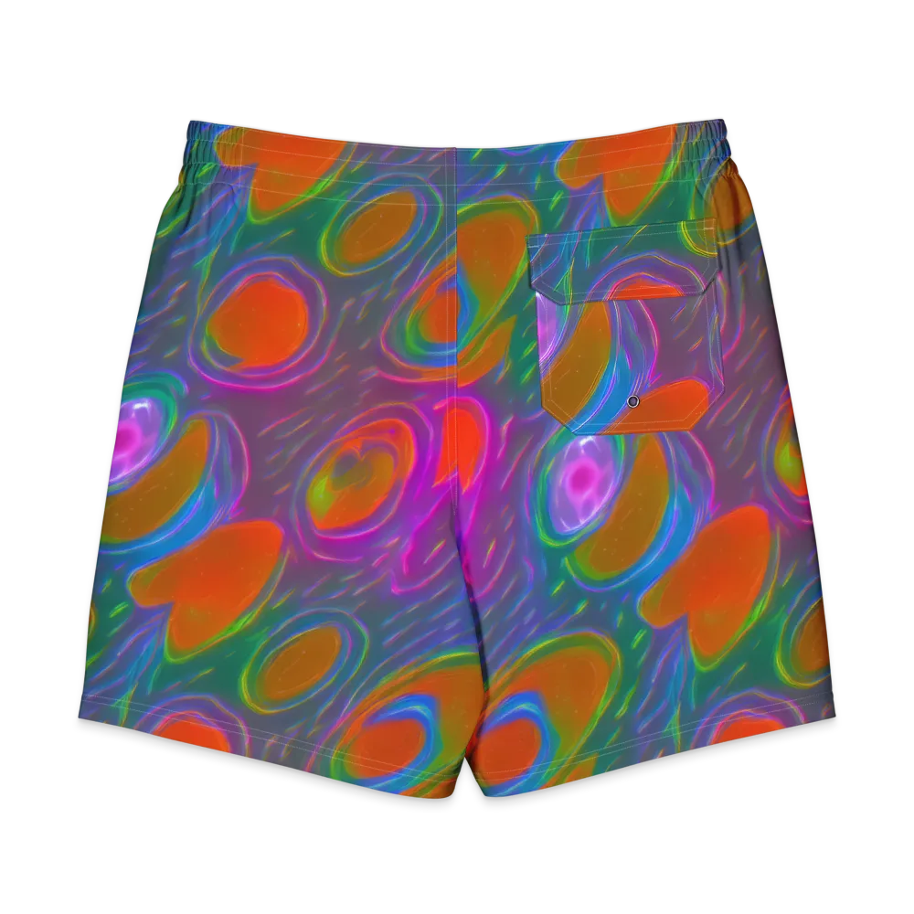 Prism Tide on Men's Board Shorts — Back