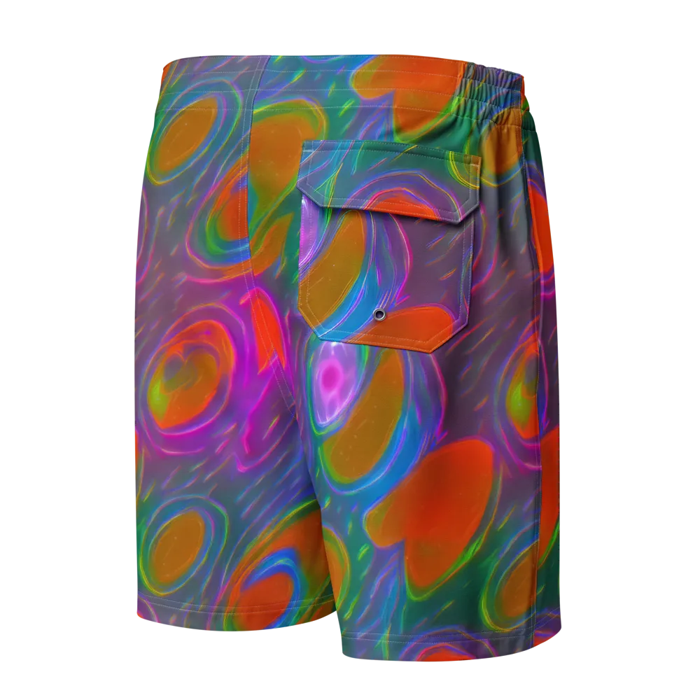 Prism Tide on Men's Board Shorts — Back