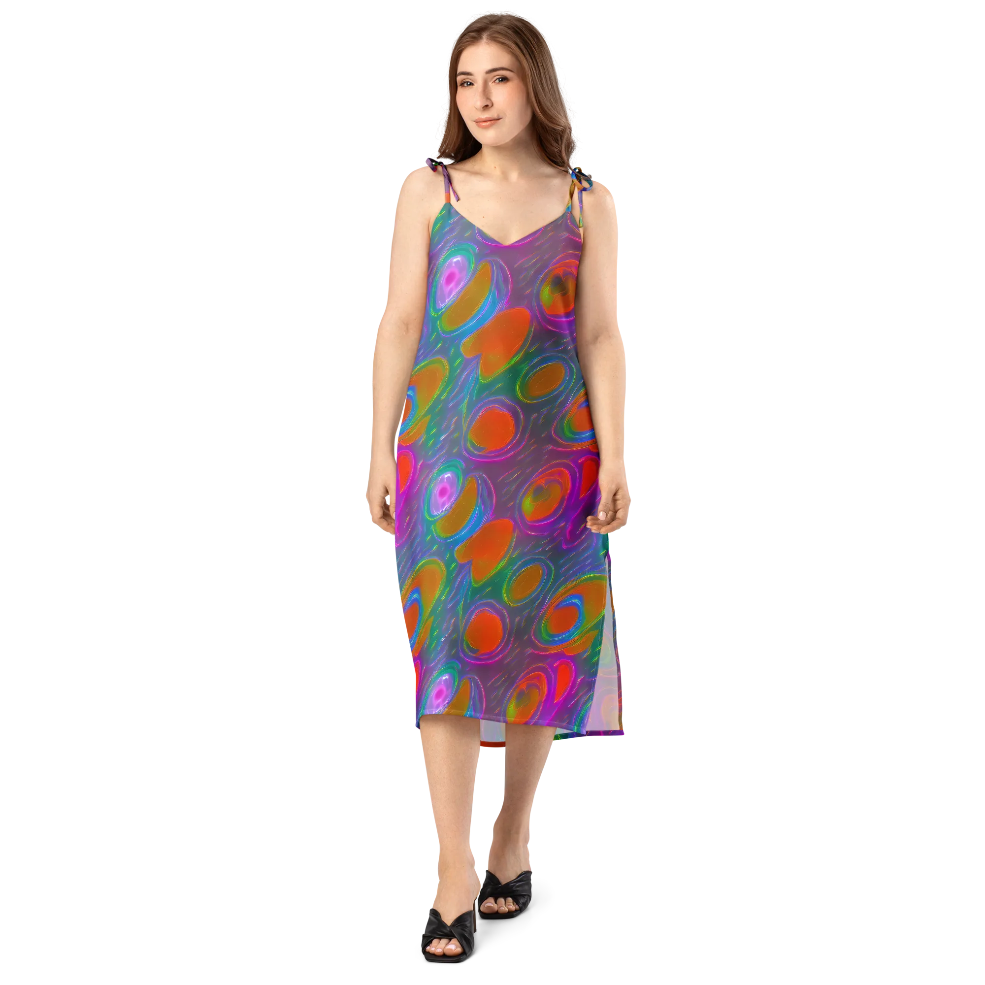 Prism Tide on Slip Dress — Front