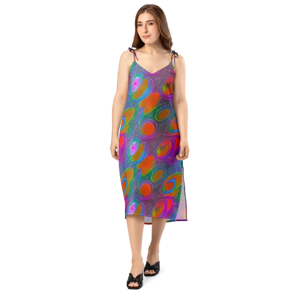 Prism Tide on Slip Dress — Front