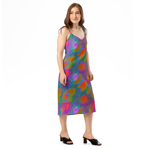 Prism Tide on a Slip Dress