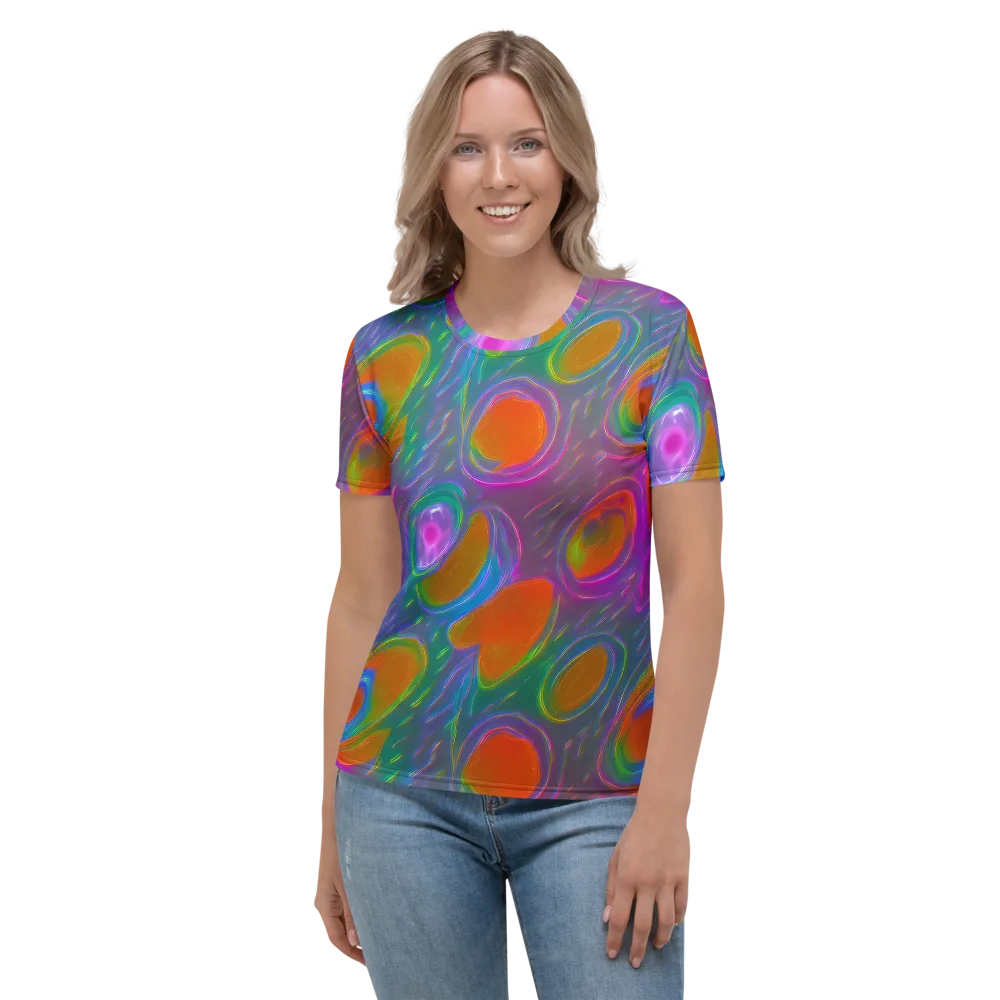 Prism Tide on Women's Crew Neck T-Shirt — Front
