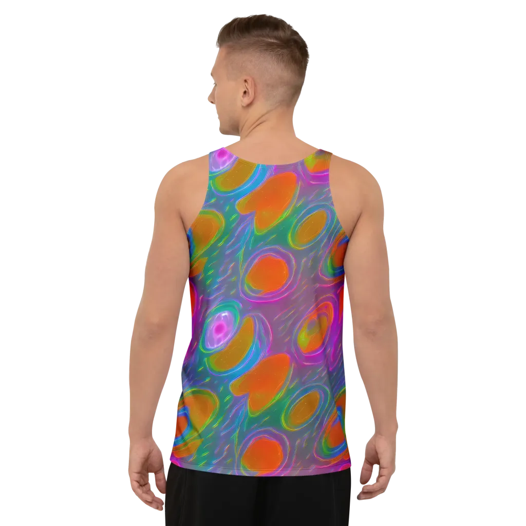 Prism Tide on Men's Tank Top — Back