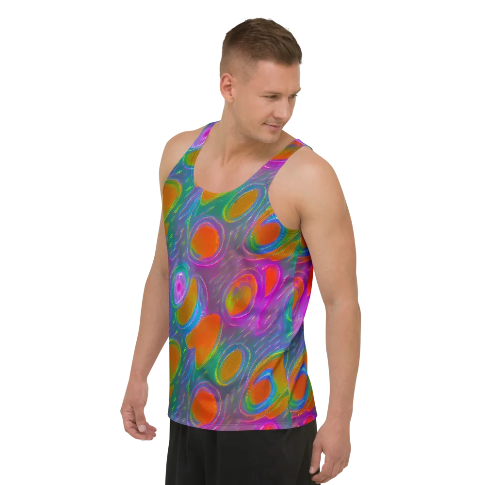 Prism Tide on Men's Tank Top — Left Front