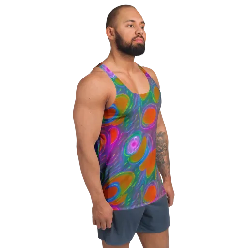 Prism Tide on a Men's Tank Top
