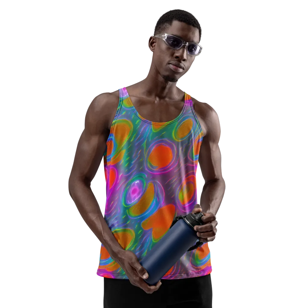 Prism Tide on Men's Tank Top — Front