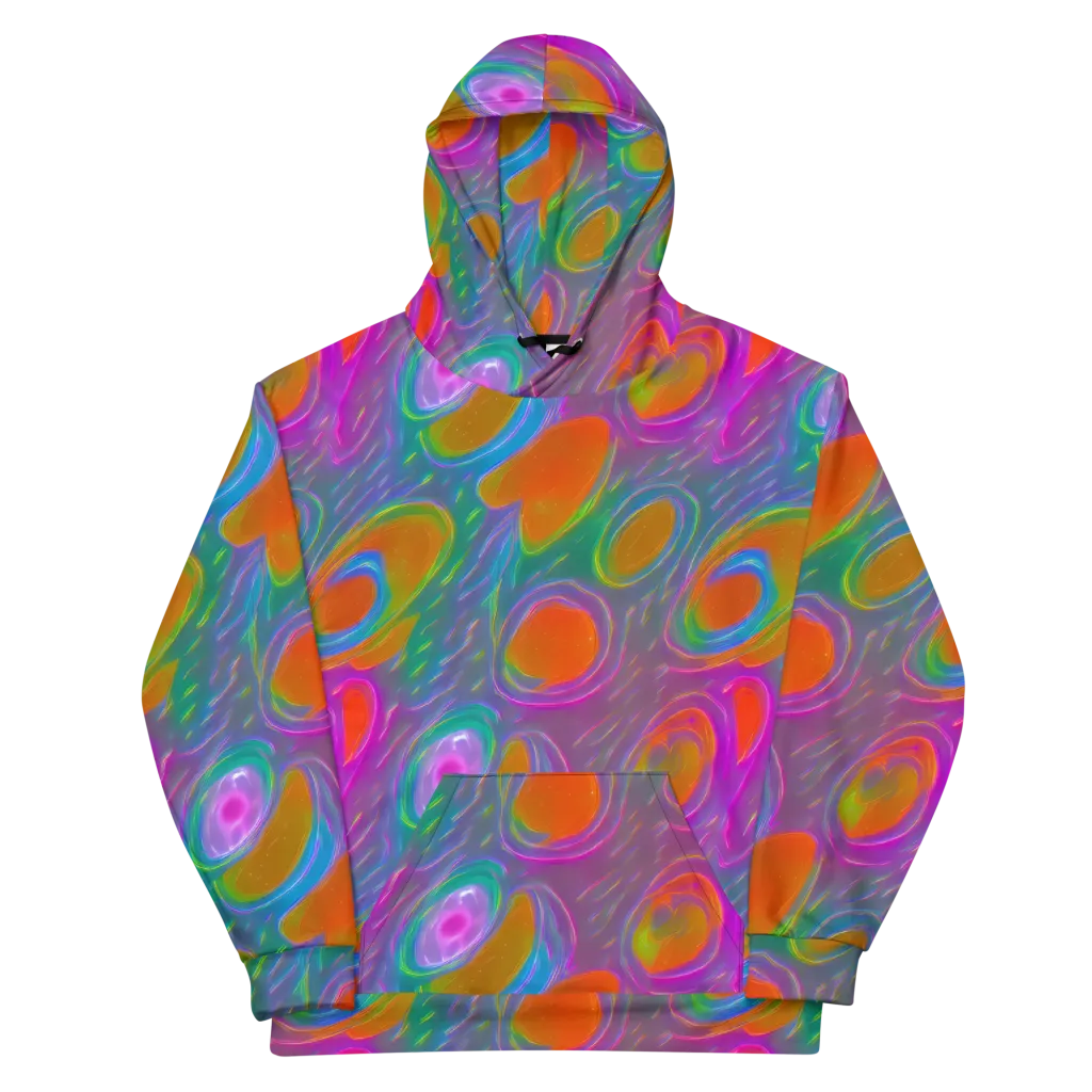 Prism Tide on Cotton Hoodie — Front