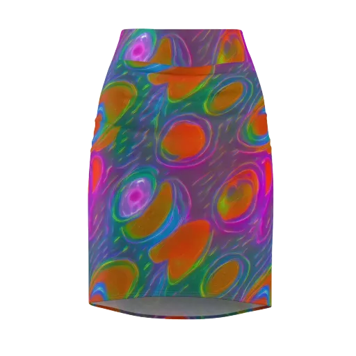 Prism Tide on a Pencil Skirt