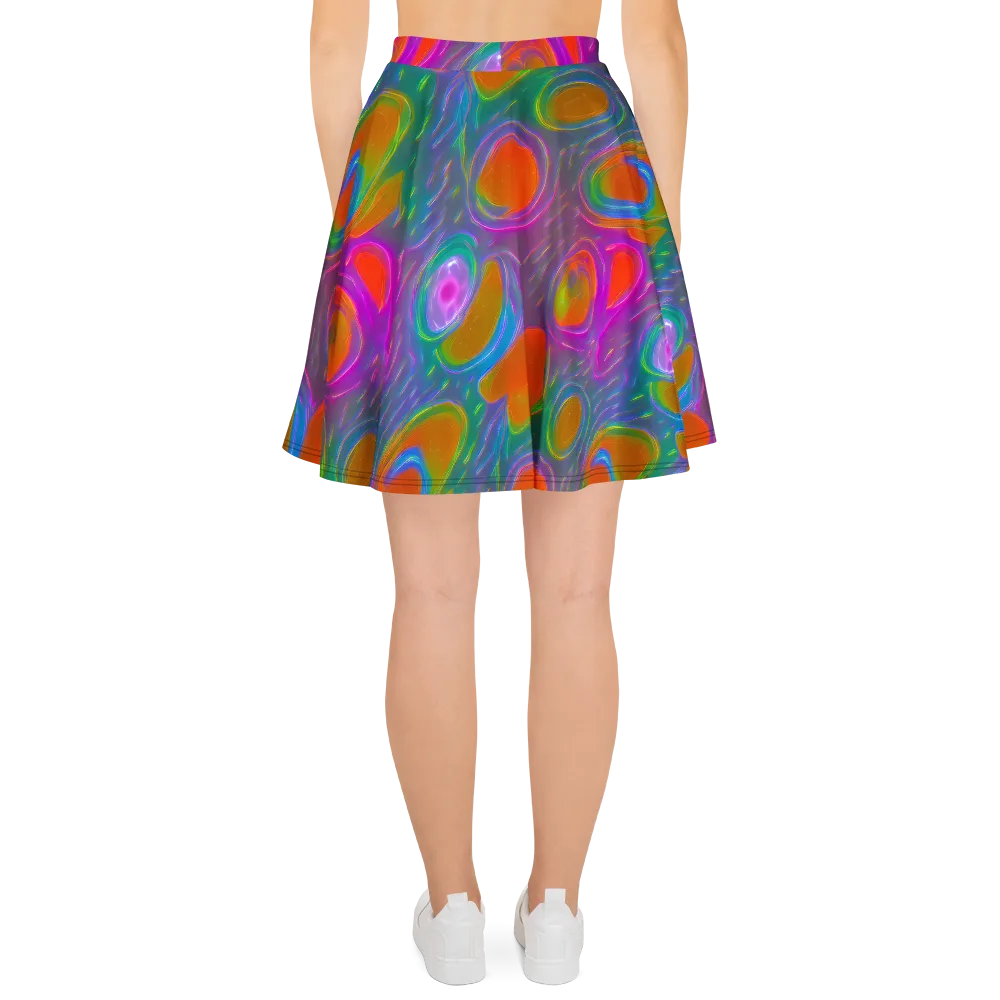 Prism Tide on Skater Skirt — Back
