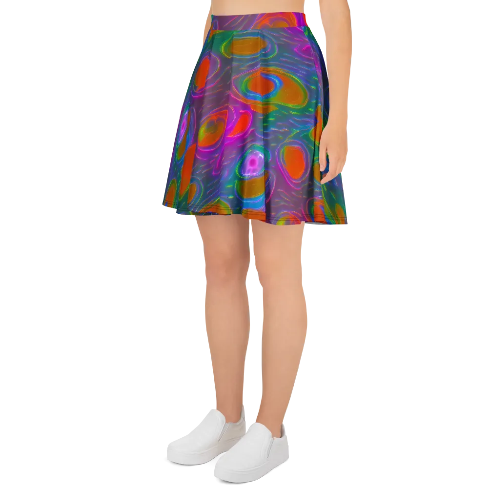 Prism Tide on Skater Skirt — Left