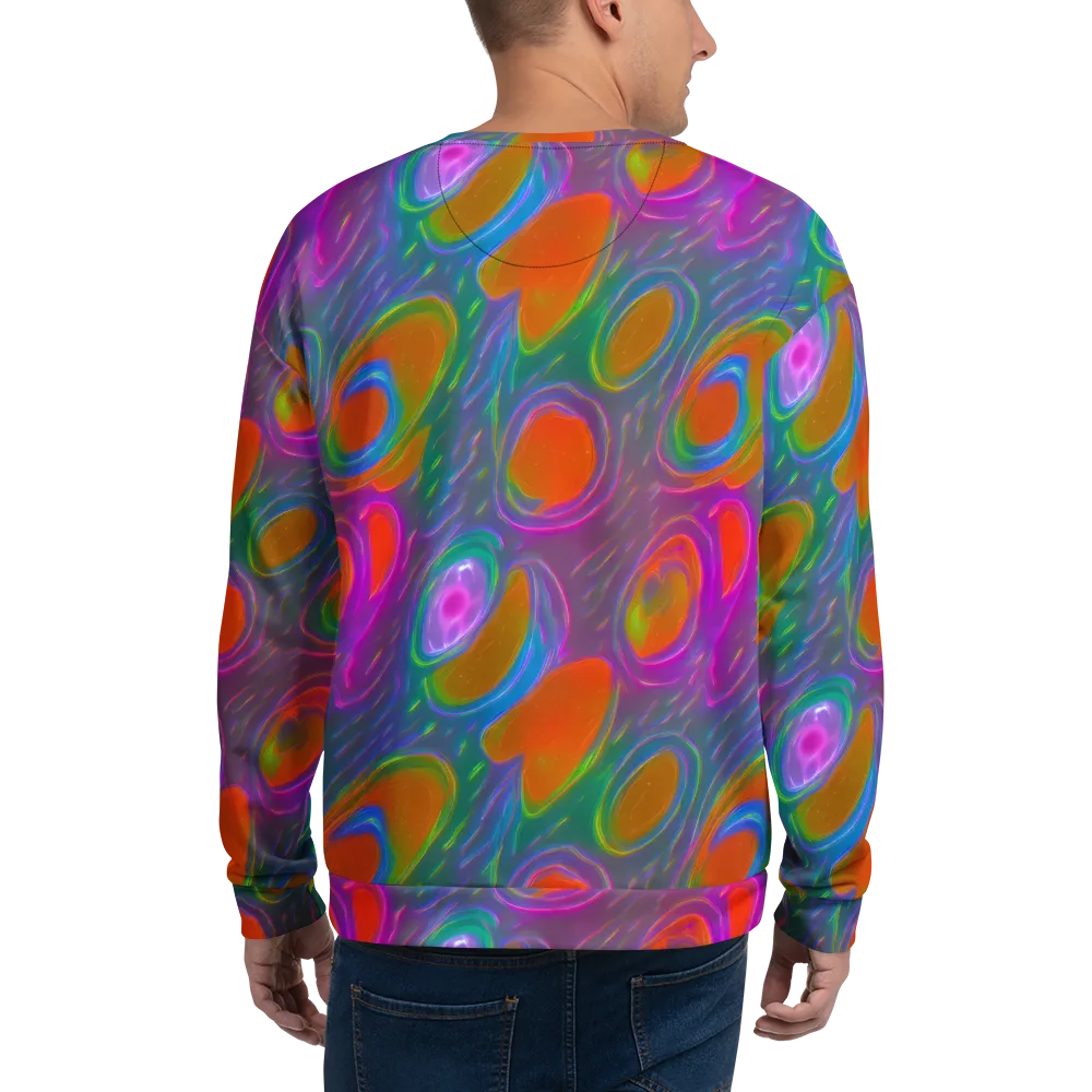 Prism Tide on Sweatshirt — Back