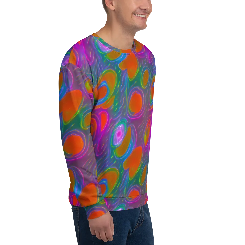 Prism Tide on Sweatshirt — Right Front