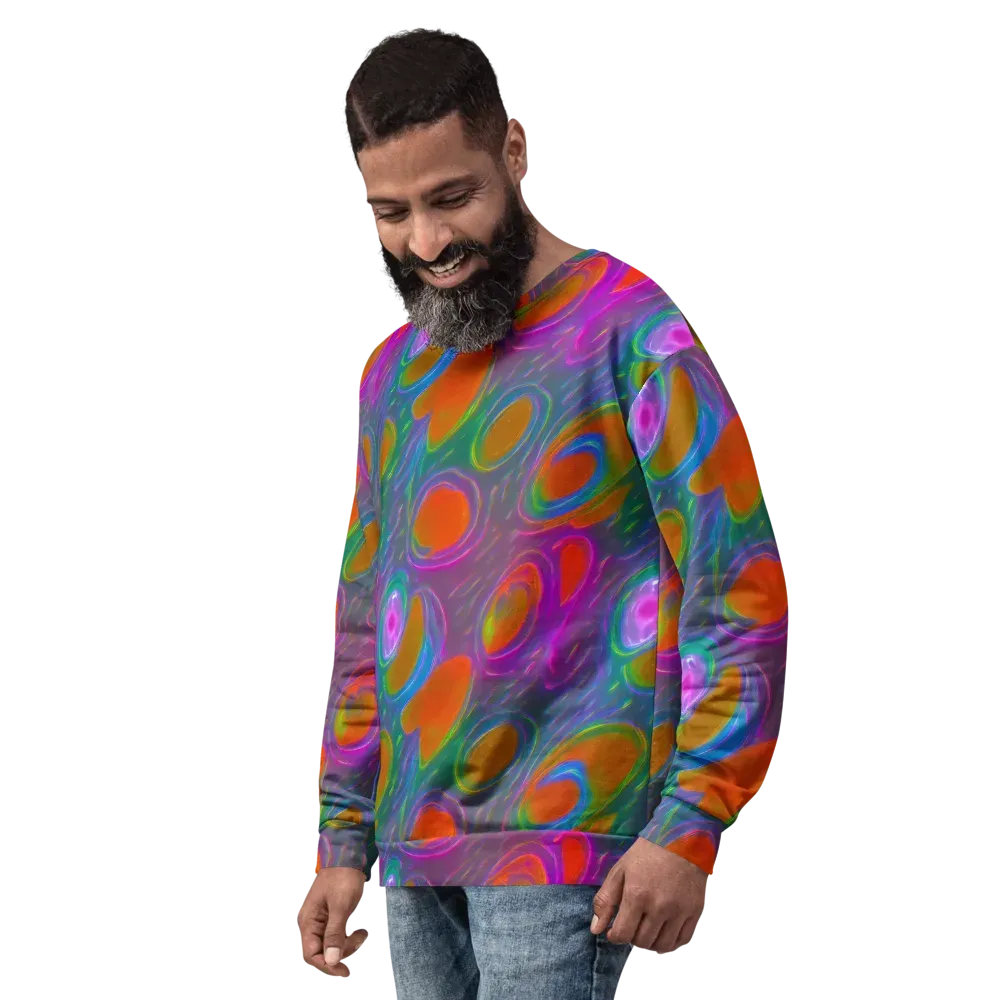 Prism Tide on Sweatshirt — Left Front