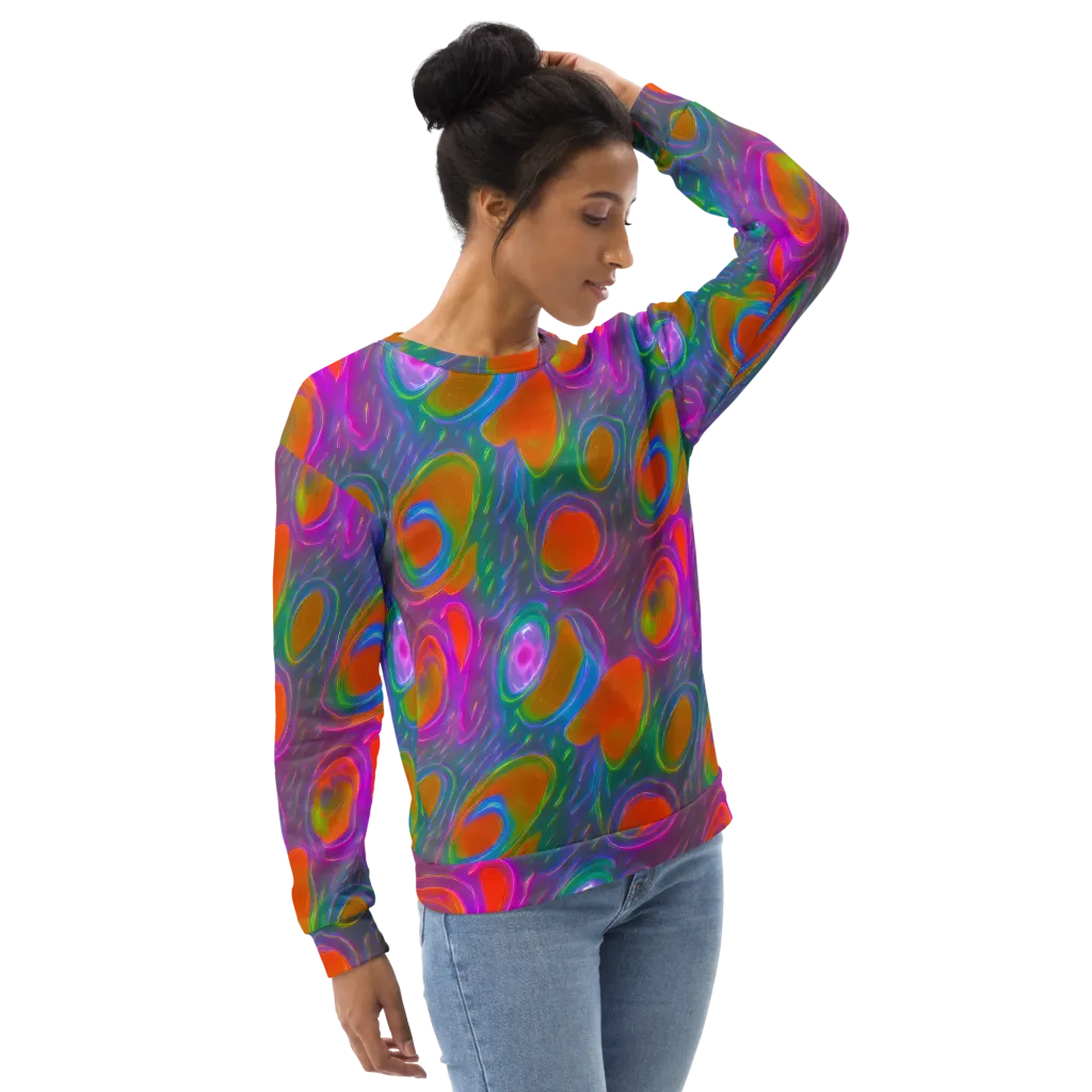 Prism Tide on Sweatshirt — Right Front