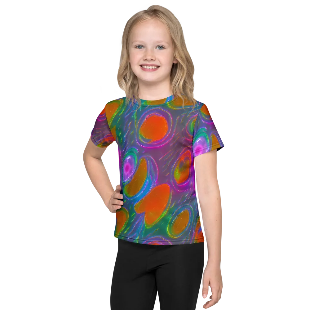 Prism Tide on Kids Crew Neck T-Shirt — Front