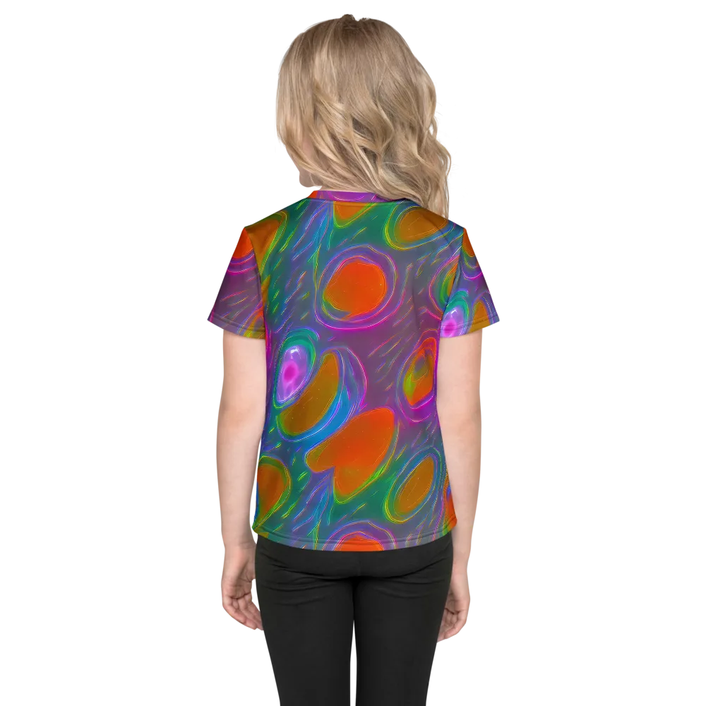 Prism Tide on Kids Crew Neck T-Shirt — Back