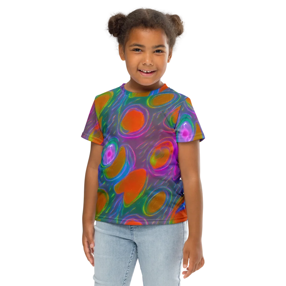 Prism Tide on Kids Crew Neck T-Shirt — Front