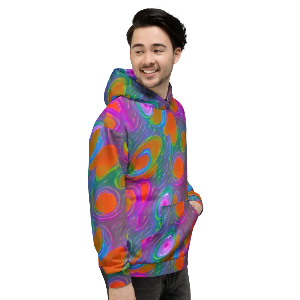 Prism Tide on Hoodie — Right