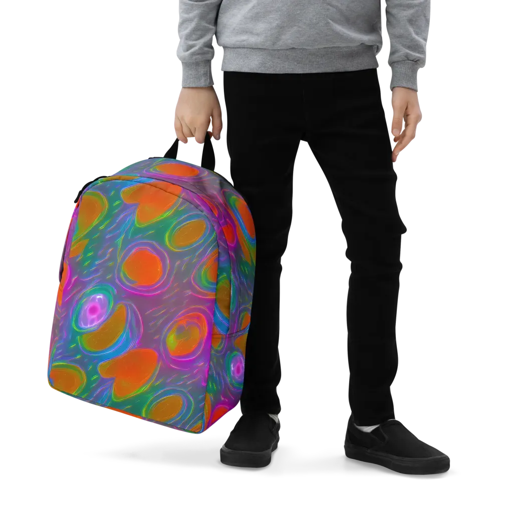 Prism Tide on Minimalist Backpack — Zoomed-in