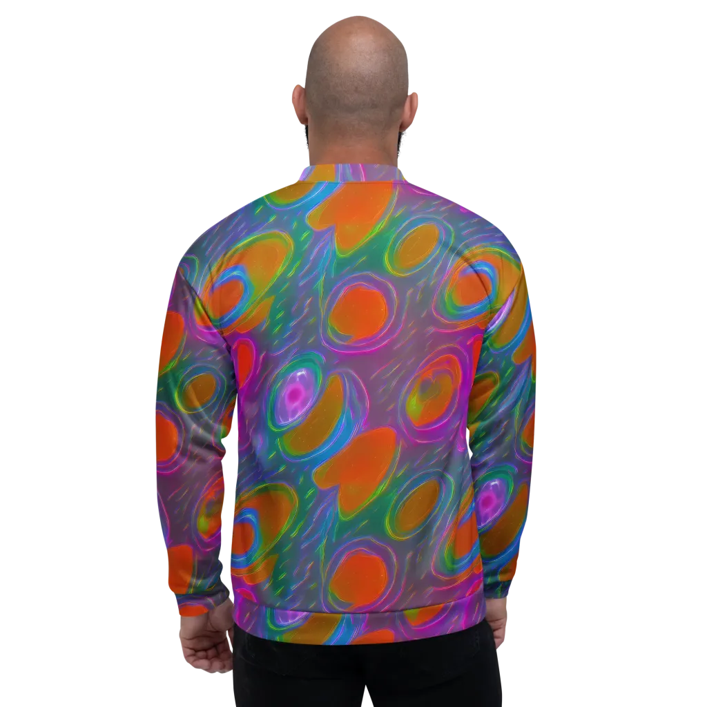 Prism Tide on Bomber Jacket — Back