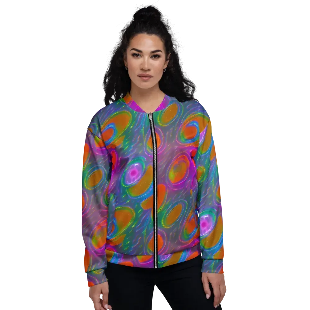 Prism Tide on Bomber Jacket — Front