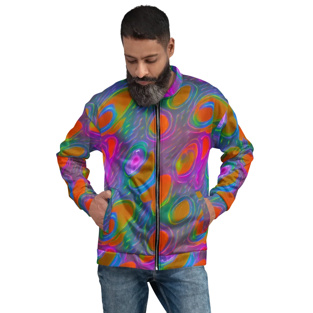Prism Tide on Bomber Jacket — Front
