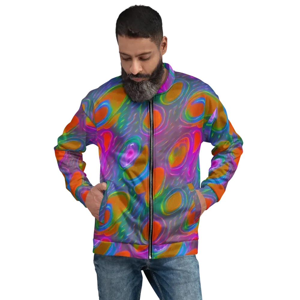 Prism Tide on Bomber Jacket — Front