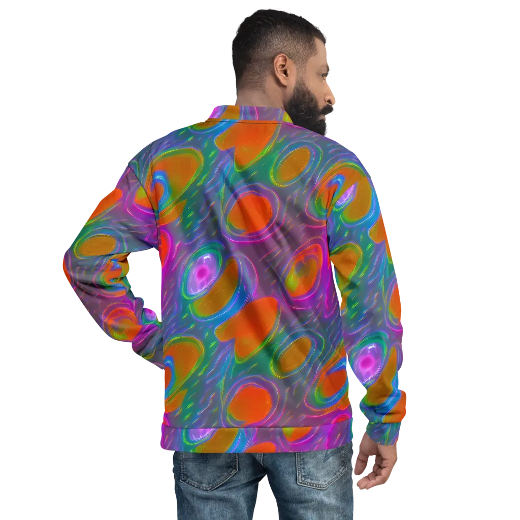 Prism Tide on Bomber Jacket — Back