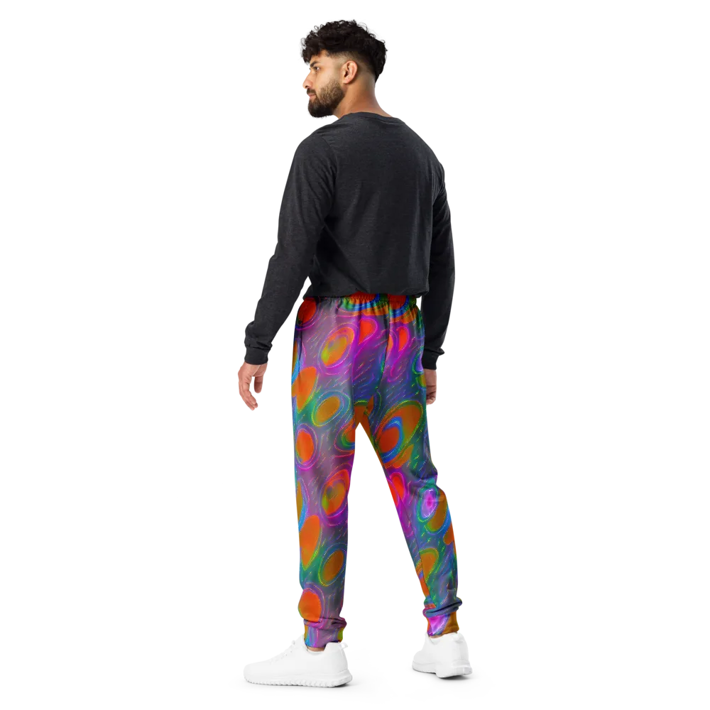 Prism Tide on Men's Joggers — Back
