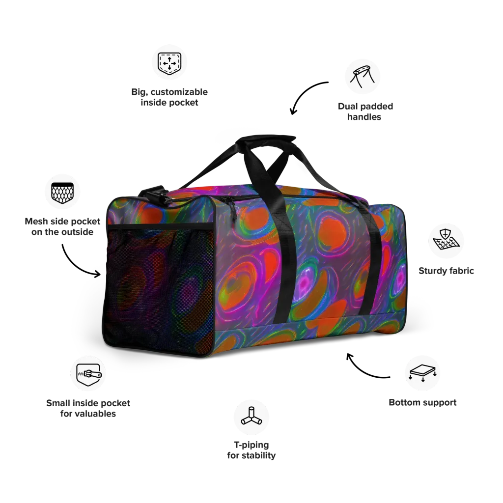 Prism Tide on Duffle Bag — Right Front