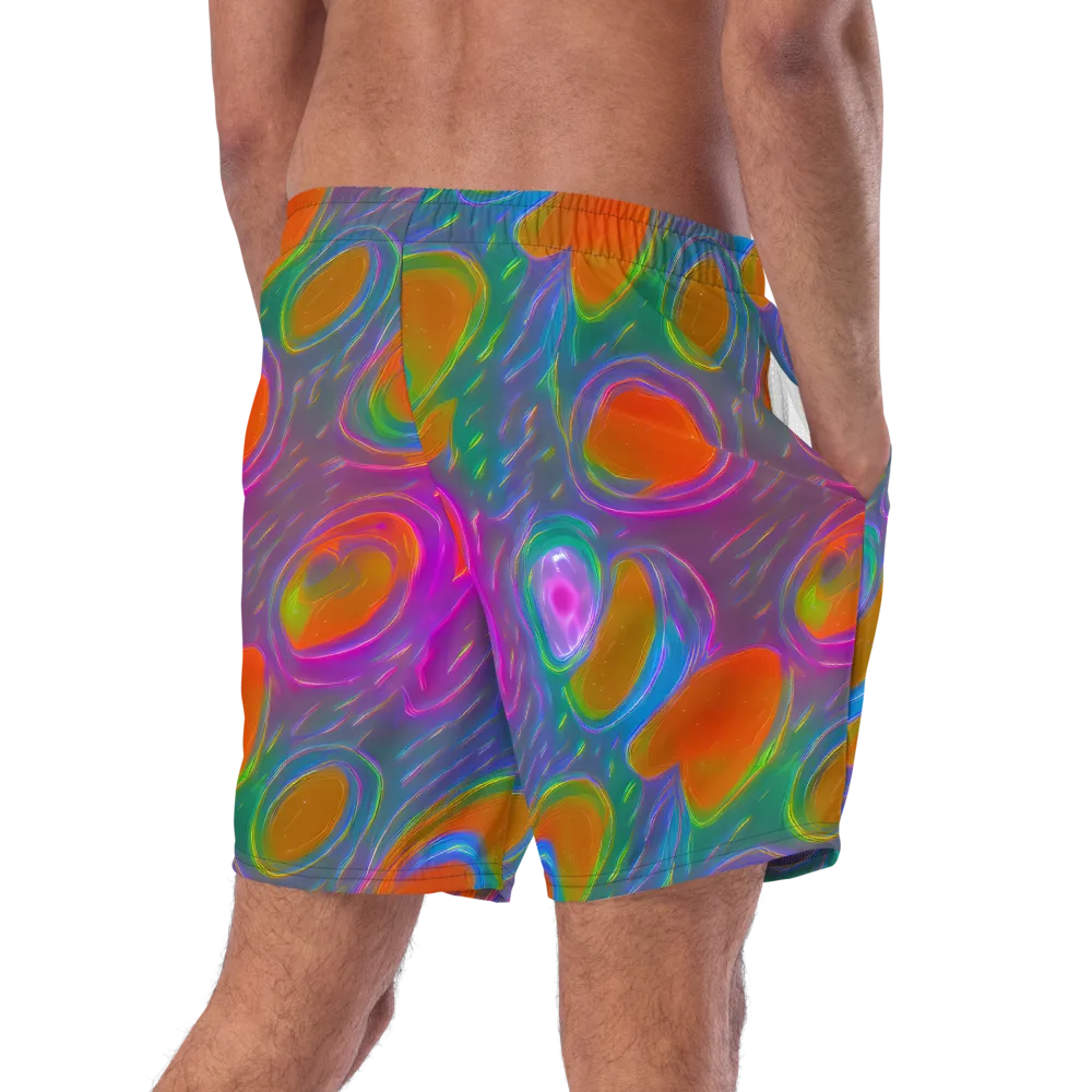 Prism Tide on Swim Trunks — Right Back