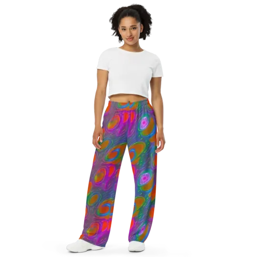 Prism Tide on a Wide-Leg Pants