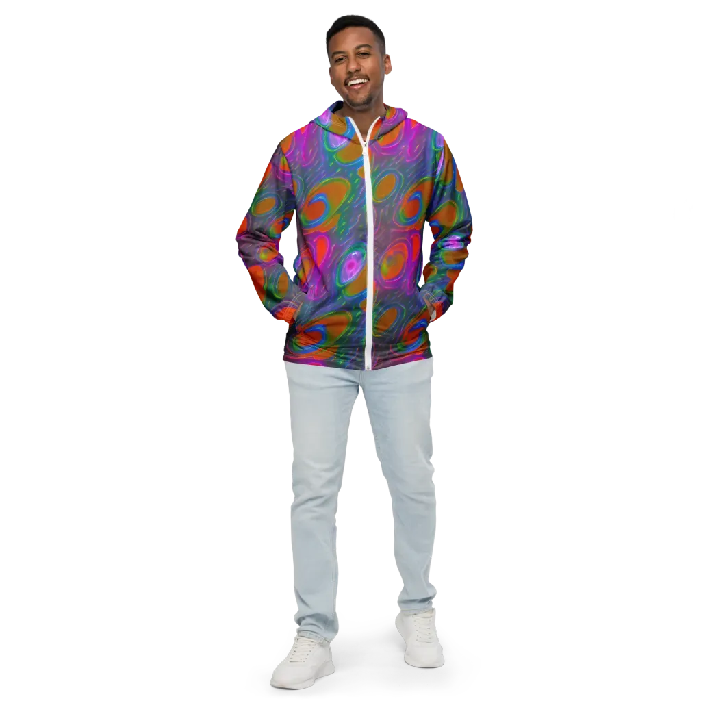 Prism Tide on Men's Windbreaker — Front