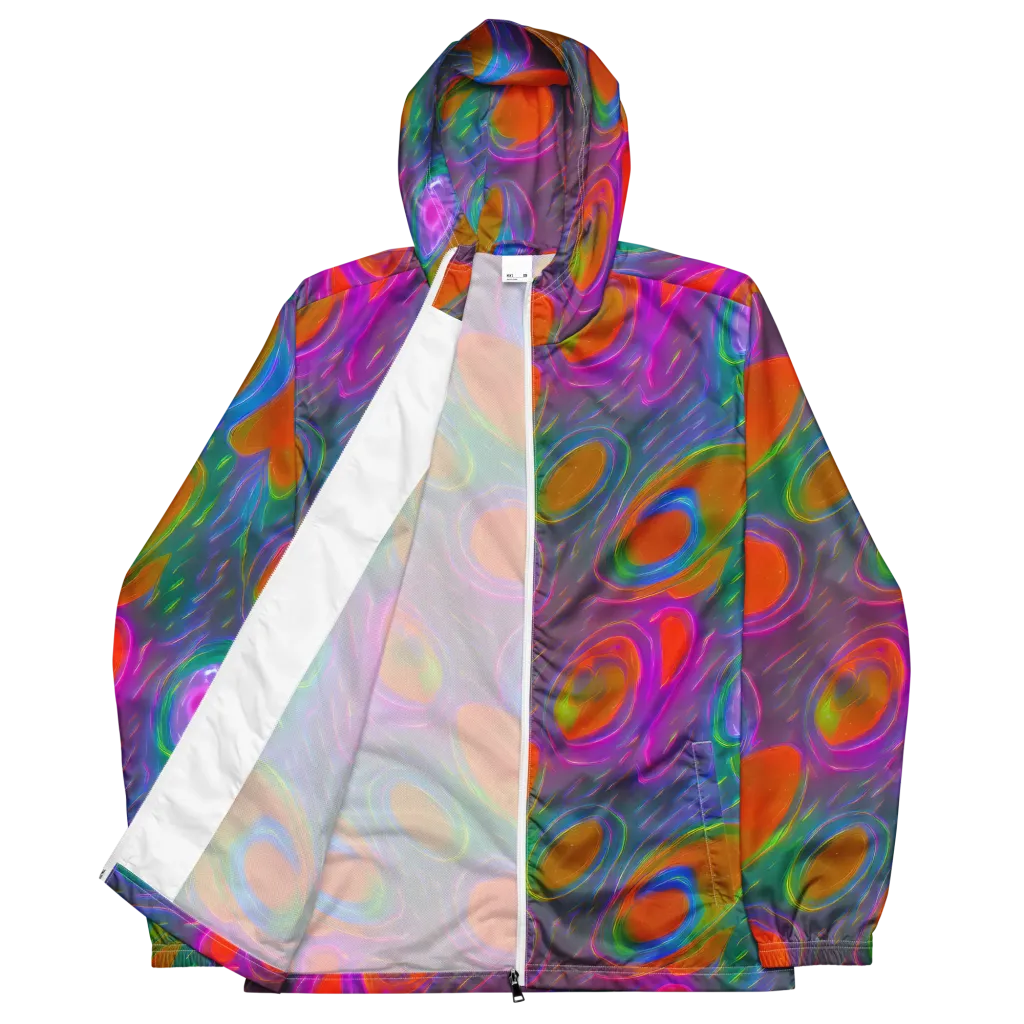 Prism Tide on Men's Windbreaker — Front
