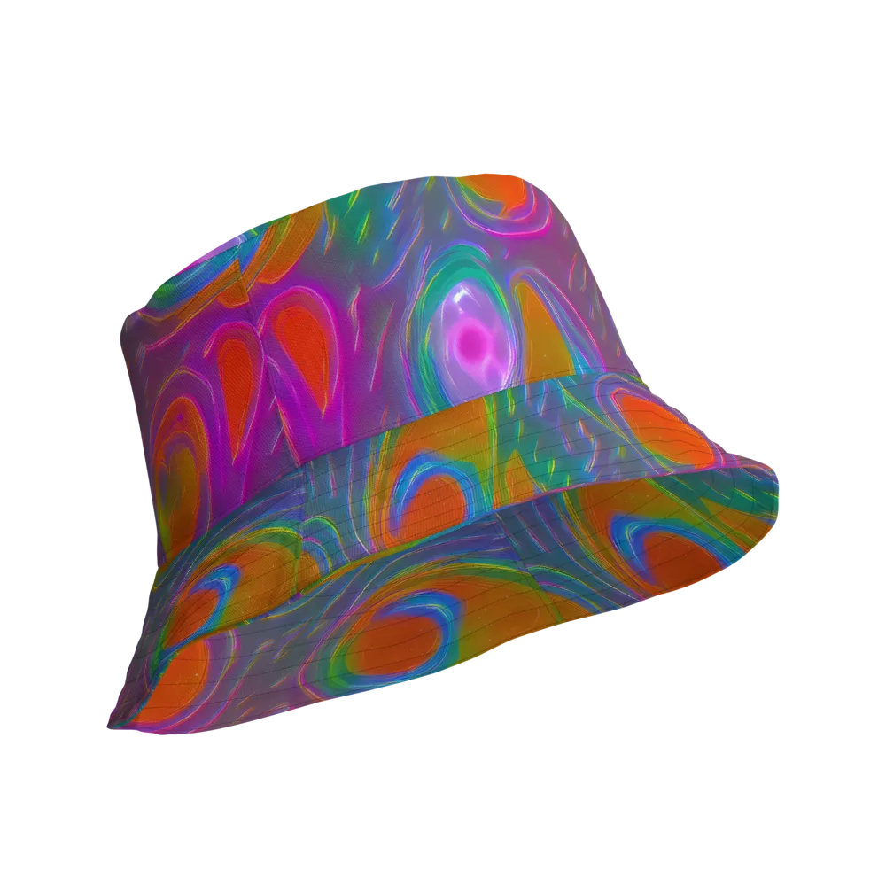 Prism Tide on Reversible Bucket Hat — Product details Outside