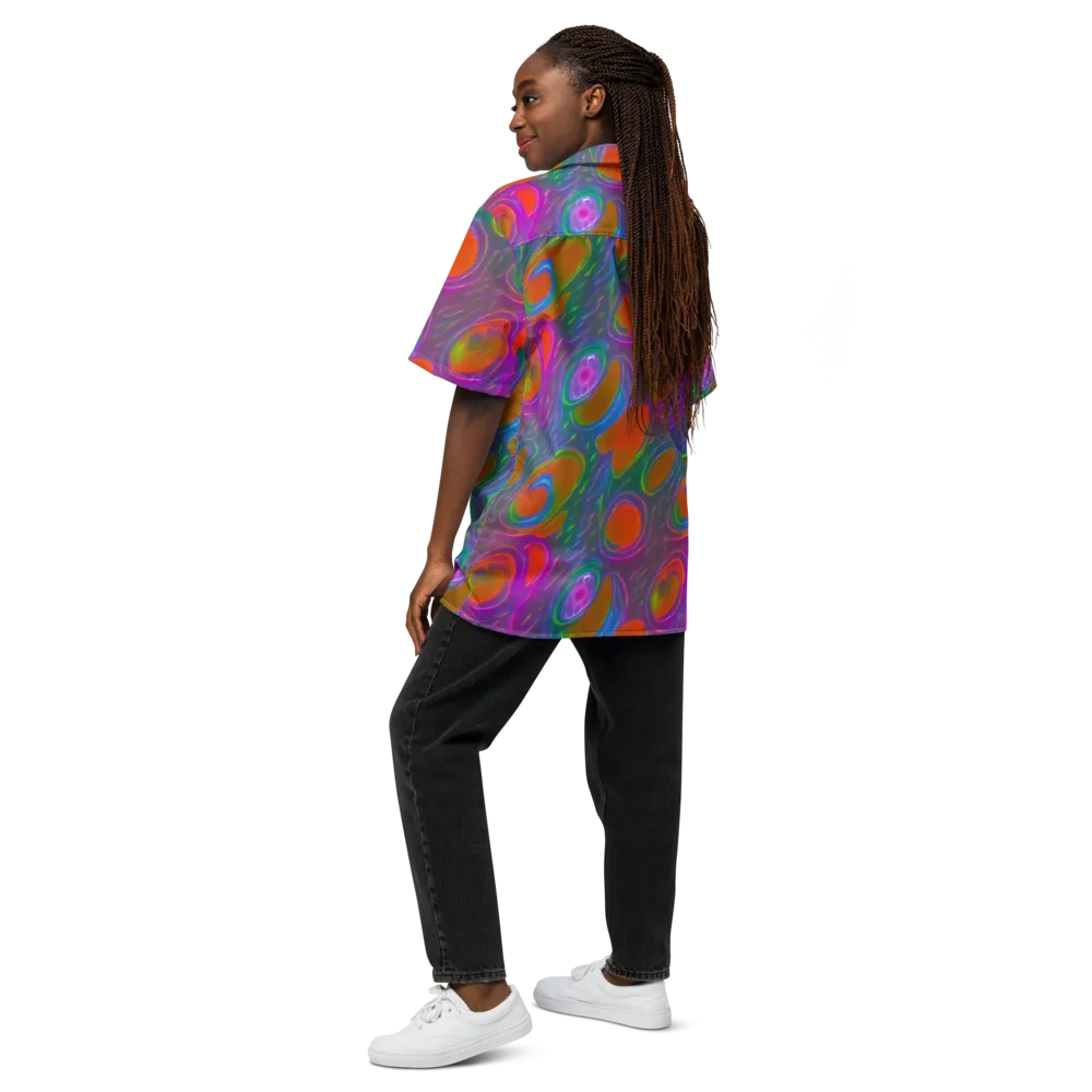 Prism Tide on Button Shirt — Back