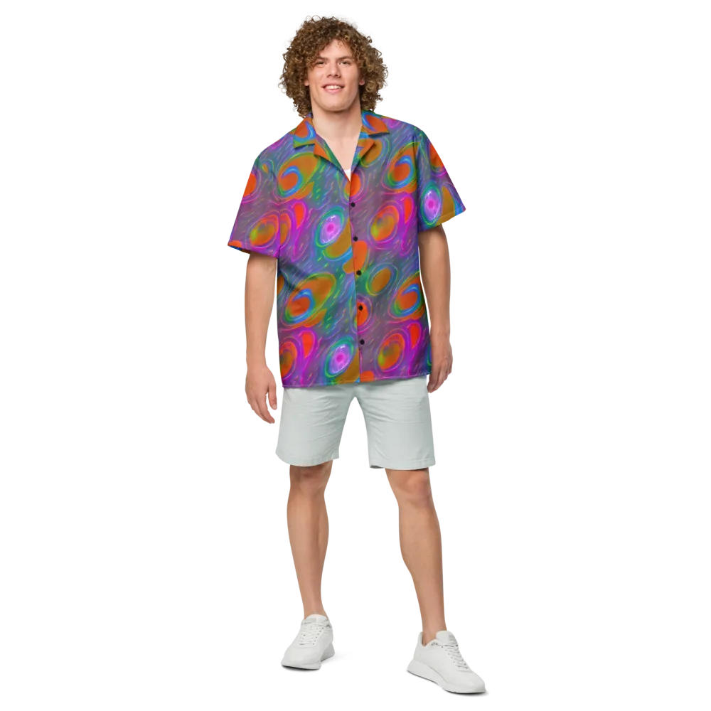 Prism Tide on Button Shirt — Front