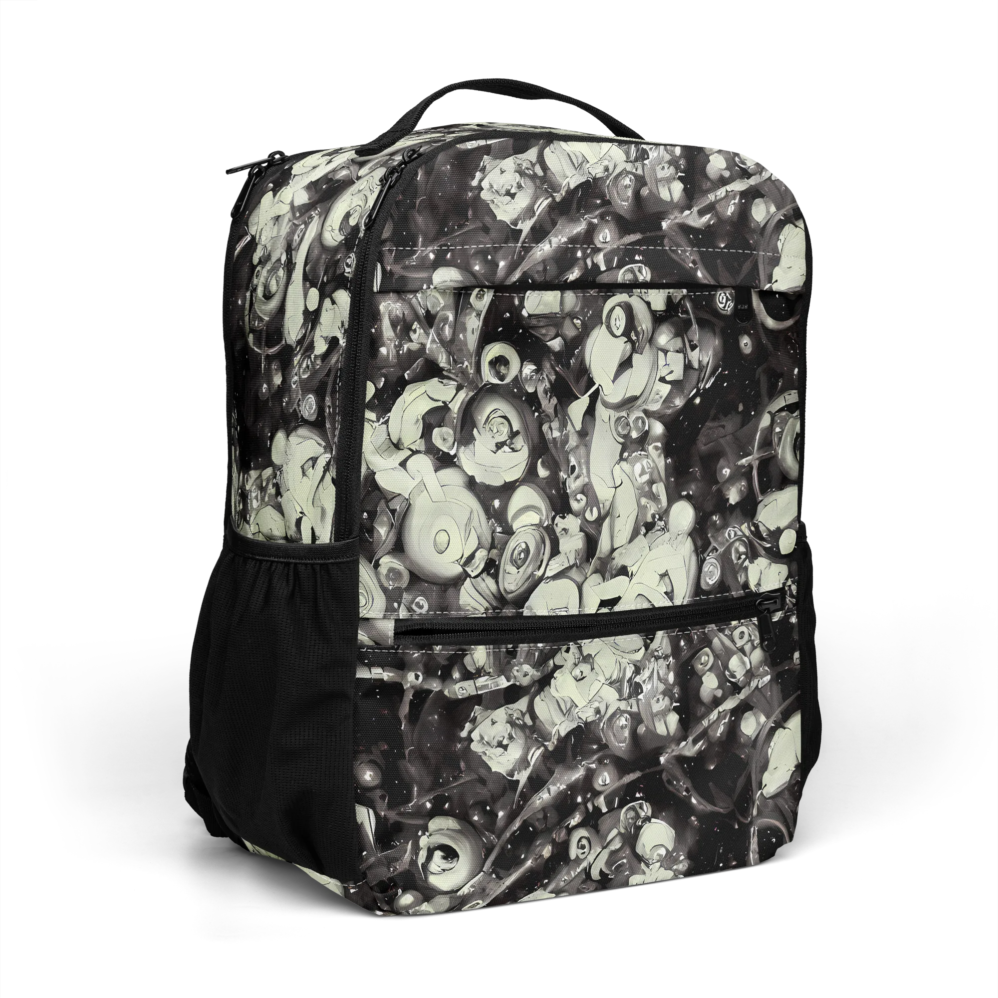Nocturne Mosaic on Utility Backpack — Right Front