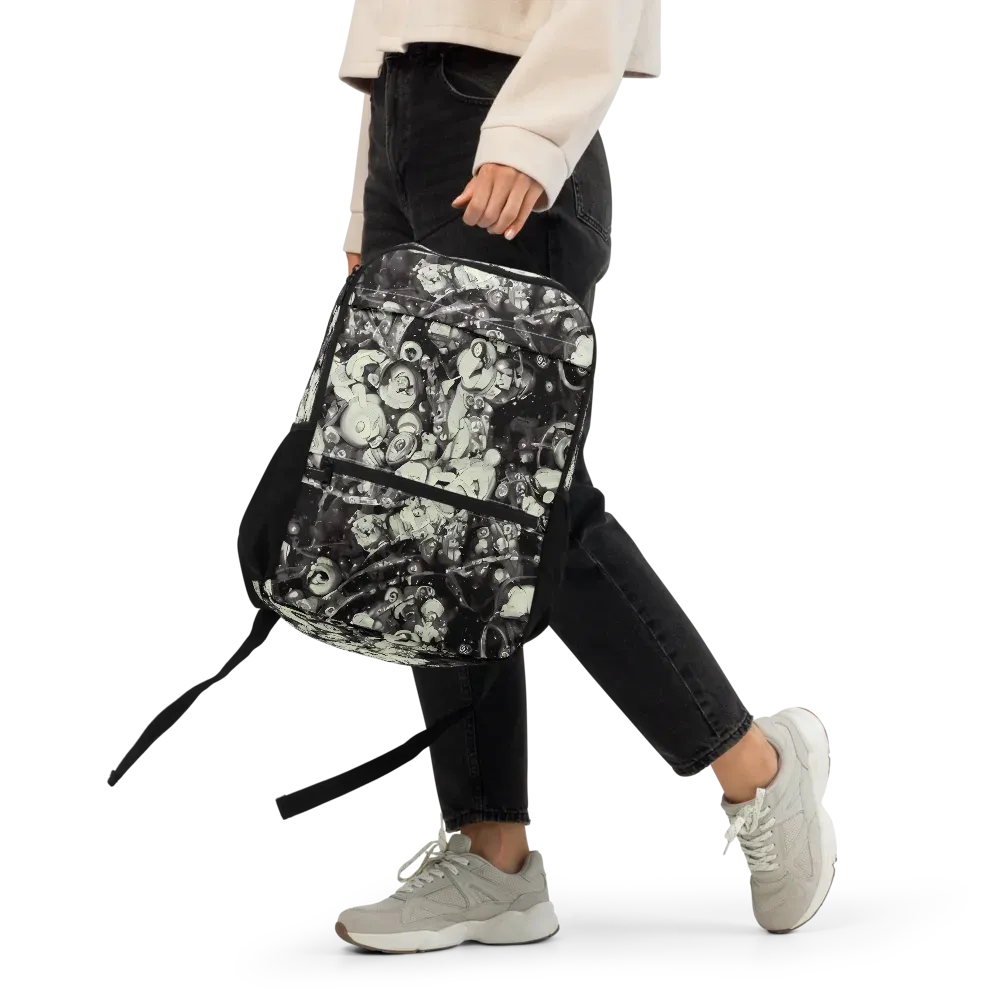 Nocturne Mosaic on Utility Backpack — Front