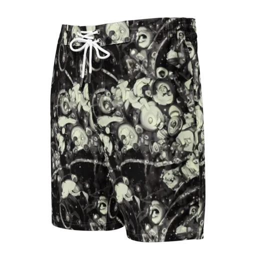 Nocturne Mosaic on a Men's Board Shorts