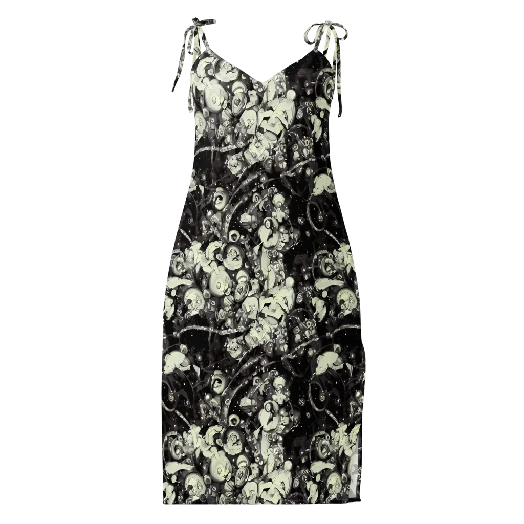 Nocturne Mosaic on Slip Dress — Front